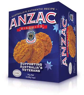 ANZAC biscuits, cookies Unibic Australia